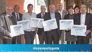 La Fondazione Nuovo Ospedale Alba-Bra Onlus è la prima in provincia di Cuneo per il 5×1000
