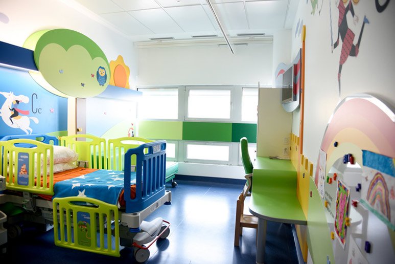 Camera di degenza per bambini - Fondazione Ospedale Alba-Bra