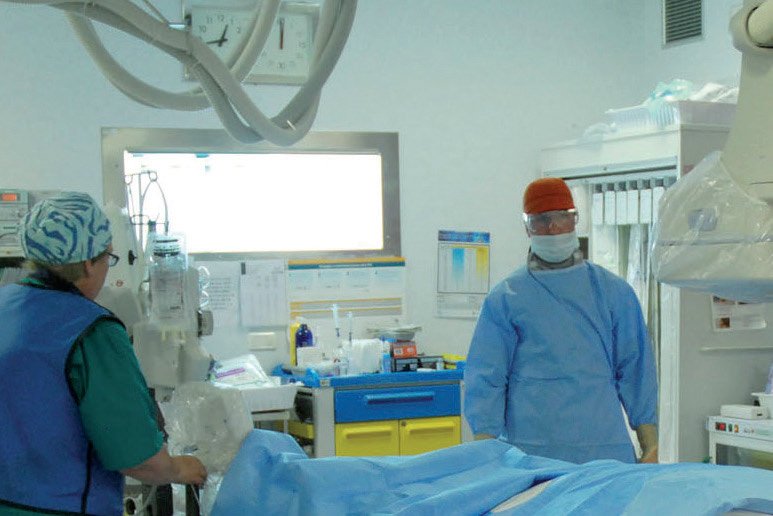 Sala angiografica per l'emodinamica - Fondazione Ospedale Alba-Bra